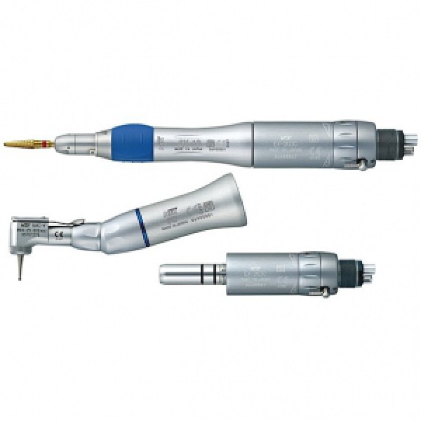 EX-203C M4 Pack - набор: пневматический микромотор, прямой и угловой наконечник, под разъем Midwest, NSK Nakanishi (Япония)