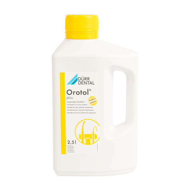 Orotol Plus - концентрат для дезинфекции и ухода за отсасывающими системами, 2,5 л