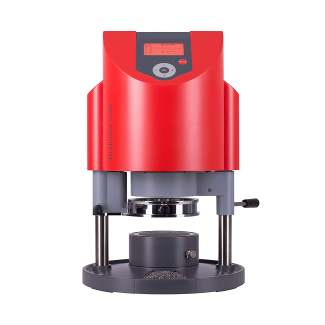 Drufomat Scan - универсальная прессо-термоформирующая установка для изготовления зубных протезов, с принадлежностями, цвет корпуса красный | Dreve Dentamid GmbH (Германия)