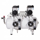 Remeza КМ-100.OLD20ТД - безмасляный компрессор для 4-х стоматологических установок, с осушителем мембранного типа, с ресивером 100 л, 320 л/мин | Remeza (Белоруссия)