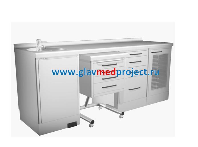 Комплект  мебели для стоматологического кабинета "Коста Дорада", Главмедпроект (Россия)