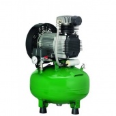 KD 224 - безмасляный компрессор для 2-х стоматологических установок, без осушителя, без кожуха, с ресивером 24 л (100 л/мин) | Diplomat Dental (Словакия)