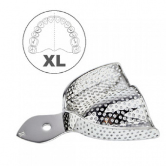 Ложка слепочная верхняя, XL с перфорацией,  HLW Dental Instruments (Германия)