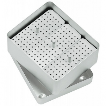 Подставка для эндоинструментов (180 штук), 125*105*54, алюминий, Asa Dental (Италия)